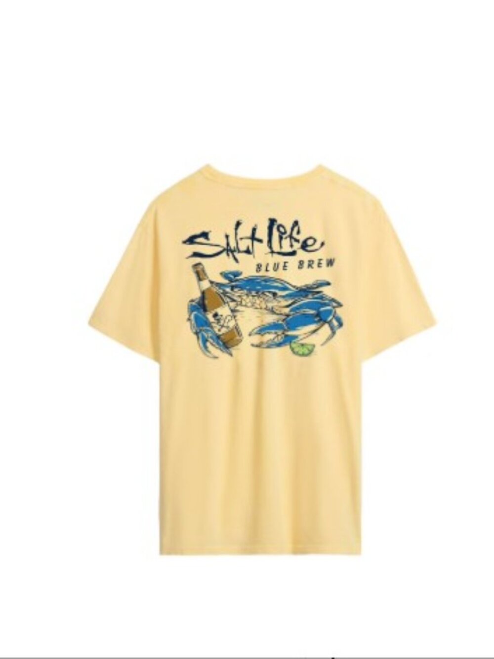 Salt Life Men's Graphic T-Shirt Yellow Multiple Sizes